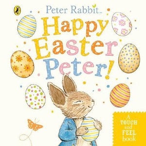 Peter Rabbit Happy Easter book.