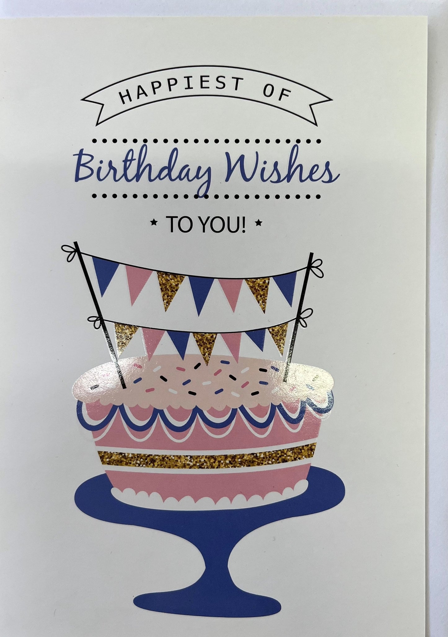 Card Rectangle | Birthday Wishes Cake