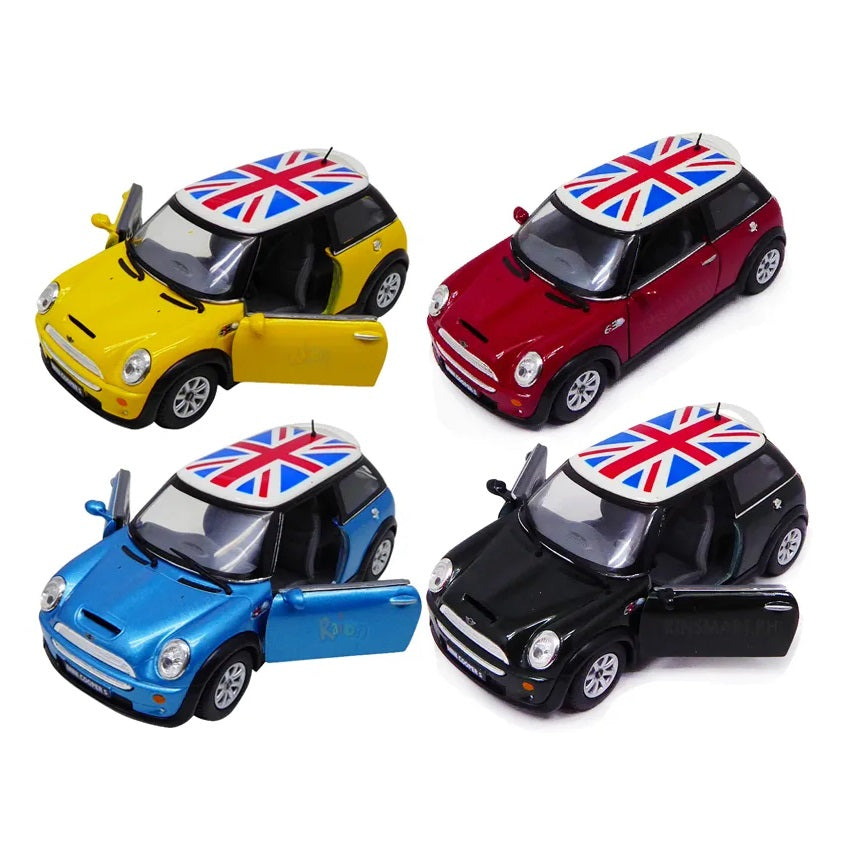 Kinsmart Mini Cooper with Flag