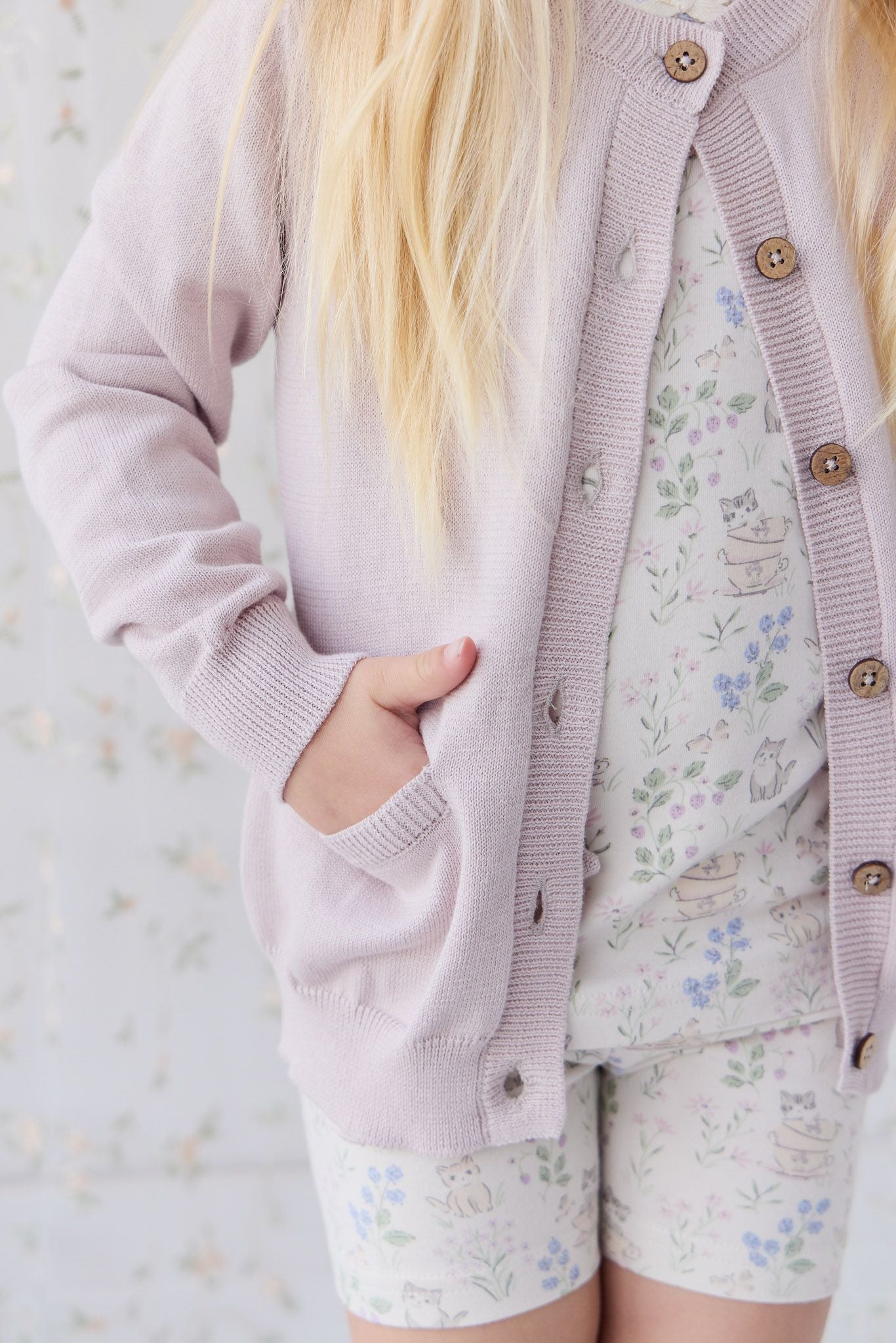 Jamie Kay Organic Cotton Bike Short | Moons Garden (SIZE 3 LEFT)