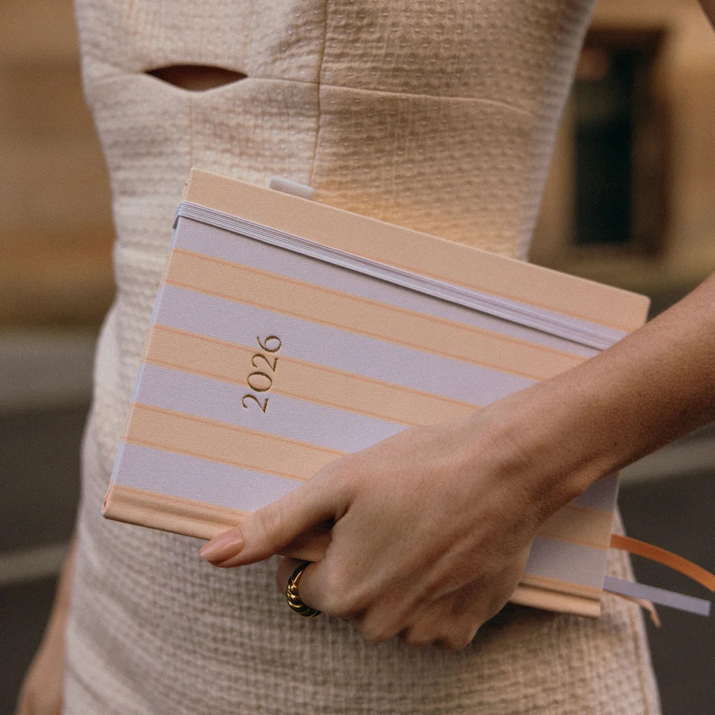 Fox & Fallow 2026 A5 Planner Academic | Powder Stripe