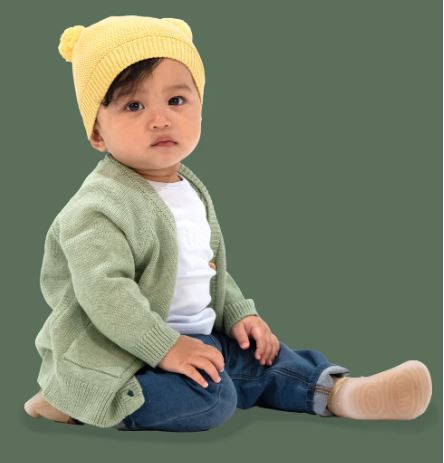 Toshi Organic Beanie Snowy | Banana