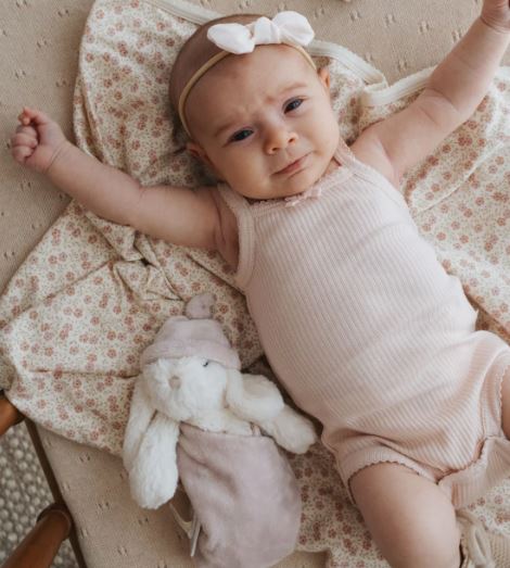 Jamie Kay Snuggle Bunnies | Penelope Sleeping Blush