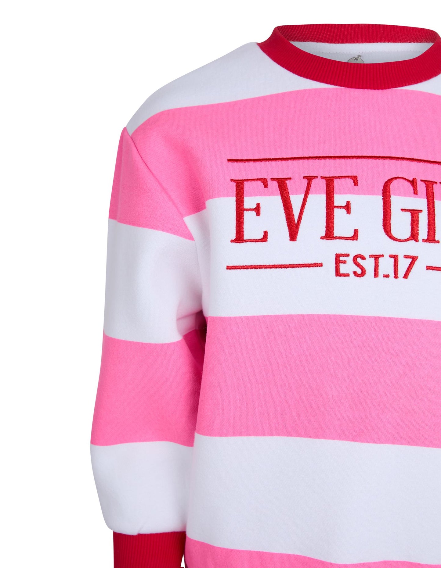 Eve Girl Crew | Pink Stripe