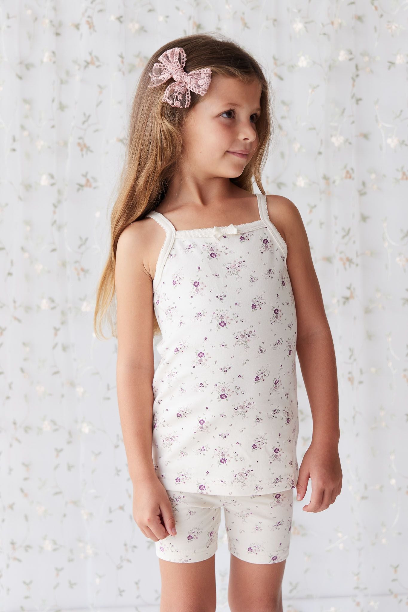 Jamie Kay Organic Cotton Bike Short | Sweet William Floral