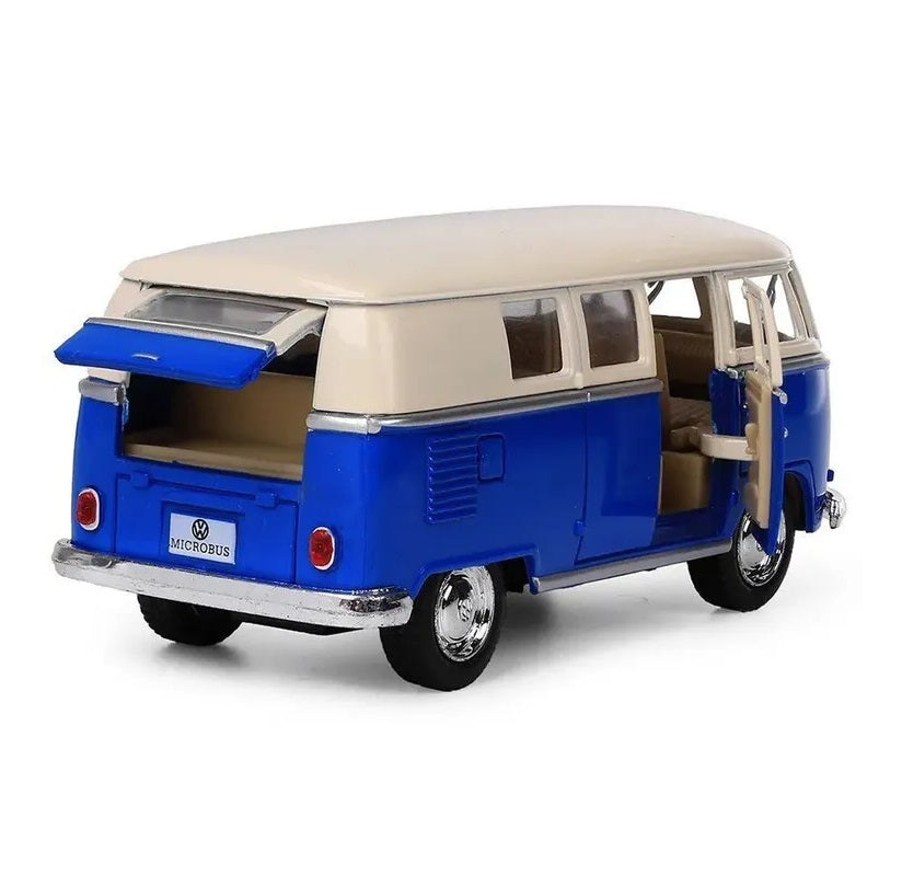 1962 Volkswagen Classical Bus, Red - Kinsmart 5377DF - 1/32 Diecast Car (Brand New, but NOT IN BOX