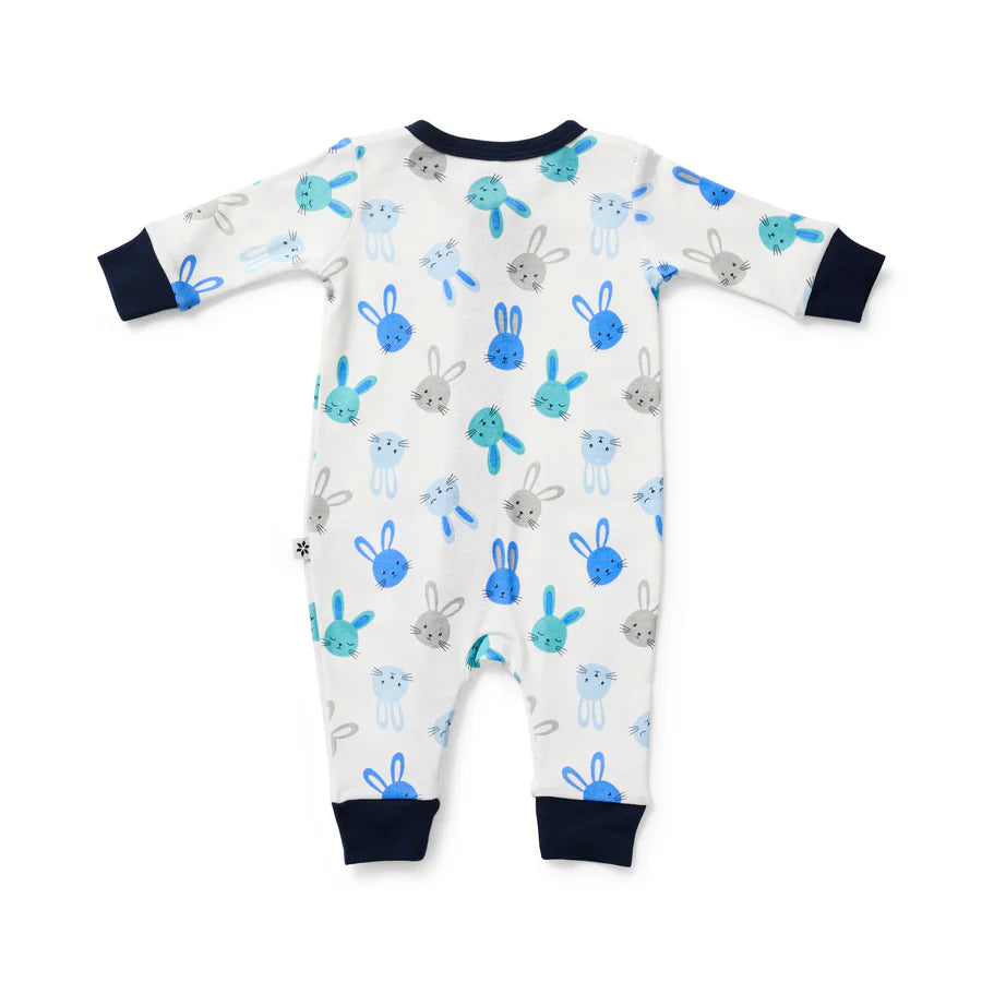 Marquise Boys Zipsuit | Bunny Blue