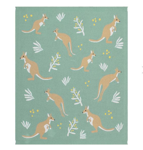 Blanket Living Textiles Knit | Kangaroo