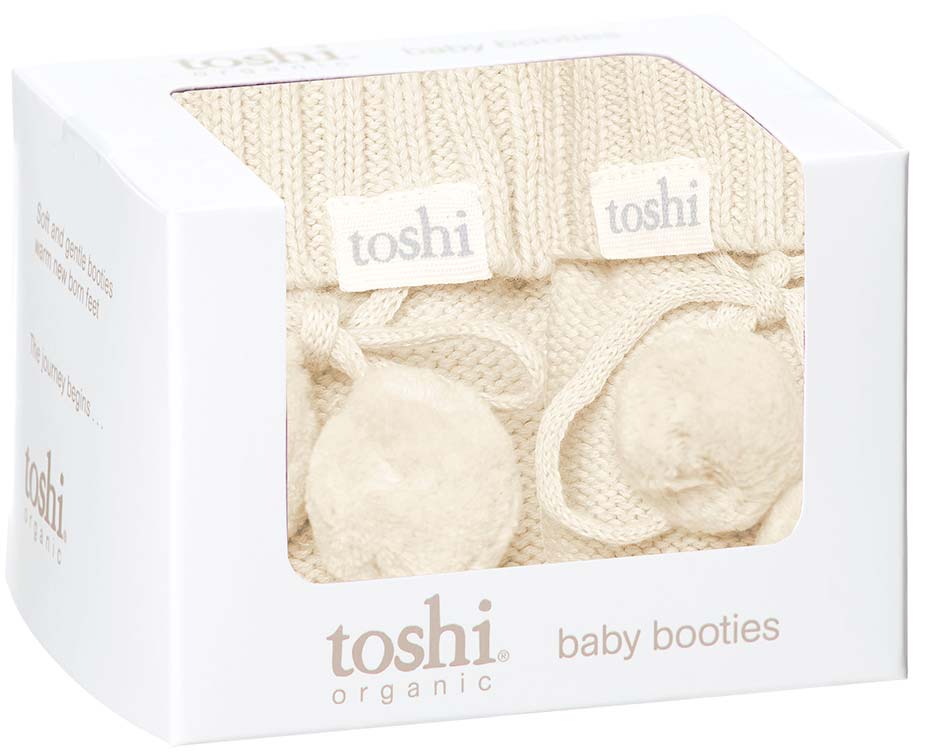 Toshi Organic Booties | Feather