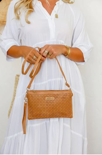 Free Spirit Australia Clutch / Shoulder Bag | Tan