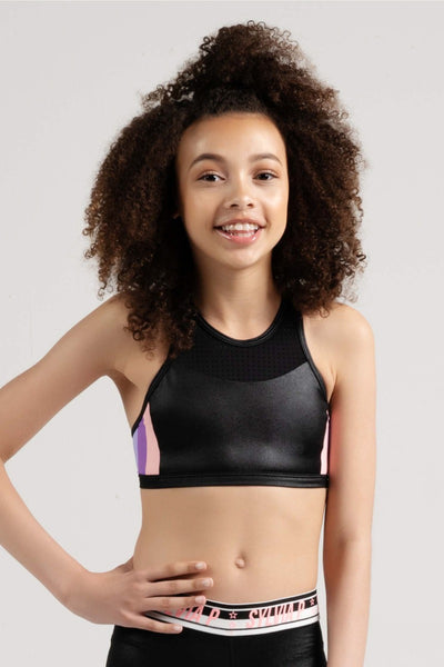 Sylvia P Trackside Crop Top