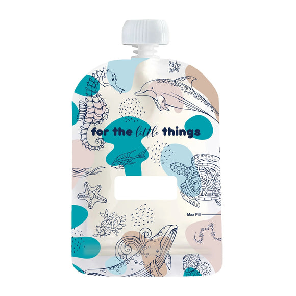 Sinchies Reusable Pouch 150ml  |  Under the Sea