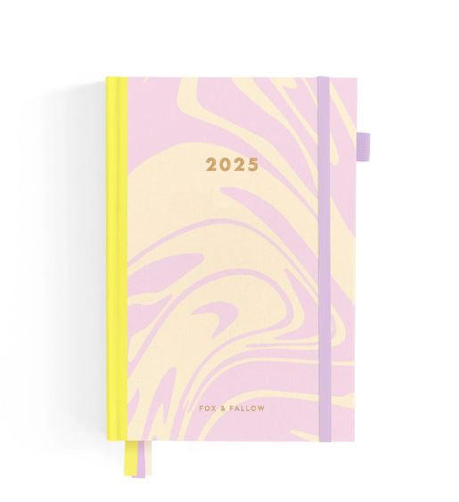 Fox & Fallow 2025 Planner Horizontal A5  |  Acid Wash