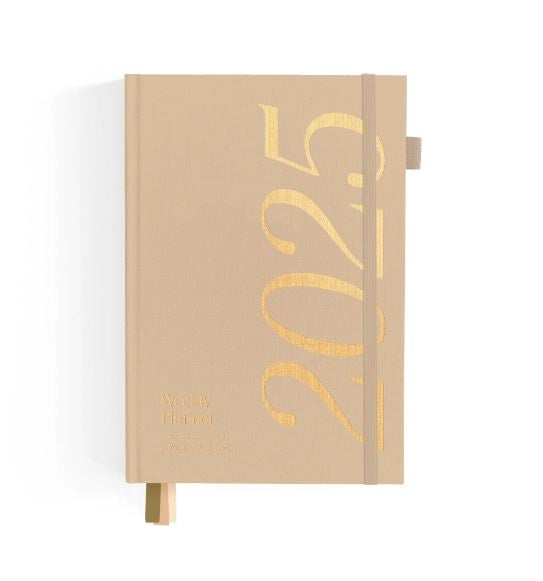 Fox & Fallow 2025 Planner Horizontal A5  |  Taupe