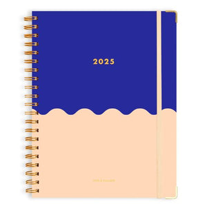 Fox & Fallow 2025 Academic Planner A4  |  Cobalt Ripple