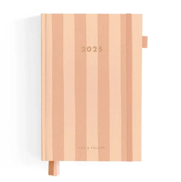 Fox & Fallow 2025 Planner Vertical A5  |  Corsica Stripe