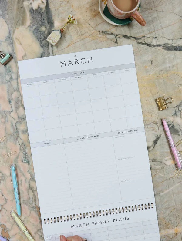 Write to Me 2026 Wall Planner  |  Home Hustle
