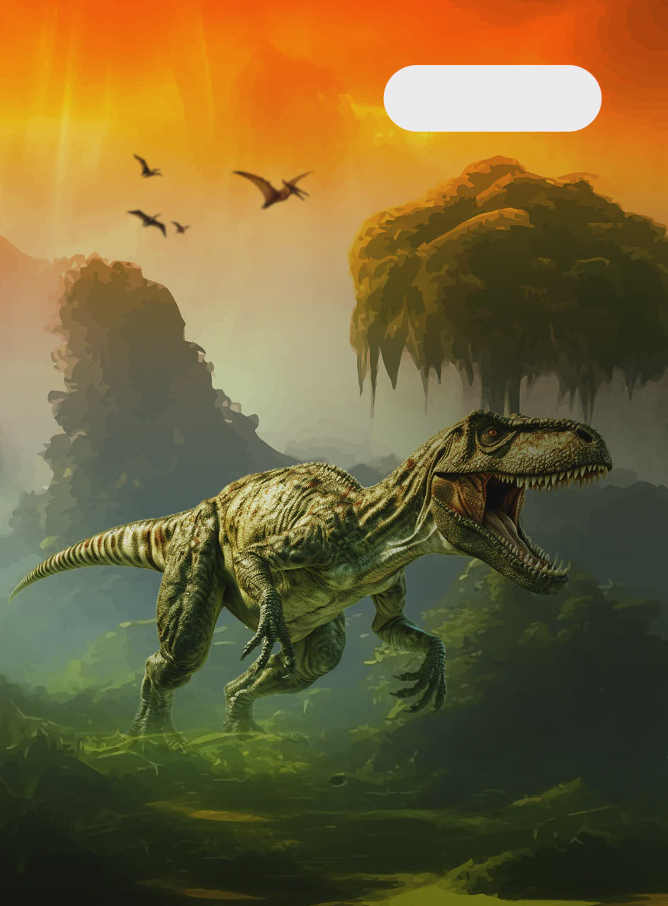 Book Cover A4  |  Jurassic Kingdom