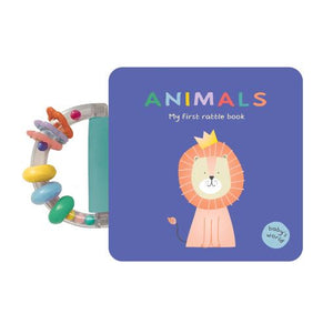 Board Rattle Handle Book  |  Animals