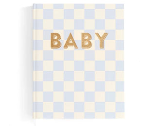 Baby Book  |  Fox & Fallow Blue Check