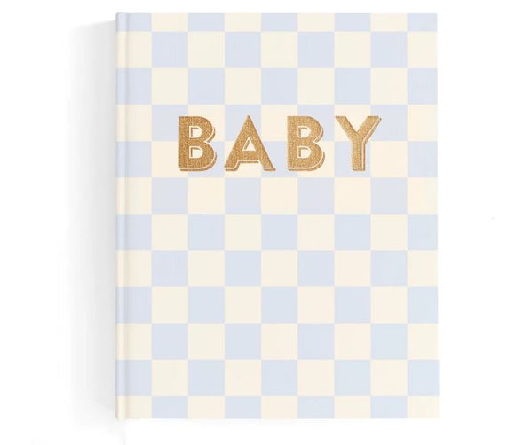 Baby Book  |  Fox & Fallow Blue Check