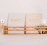 Baby Book  |  Fox & Fallow Blue Check