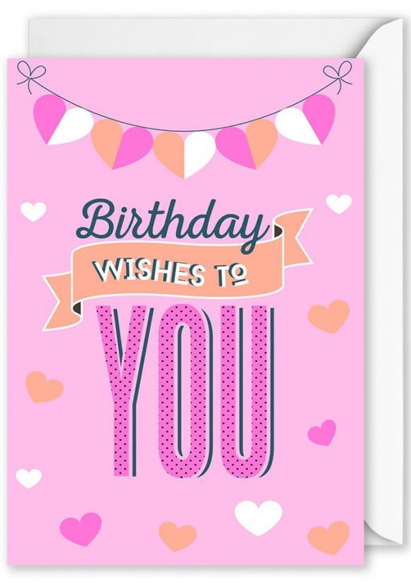 Card Rectangle  | Birthday wishes to you