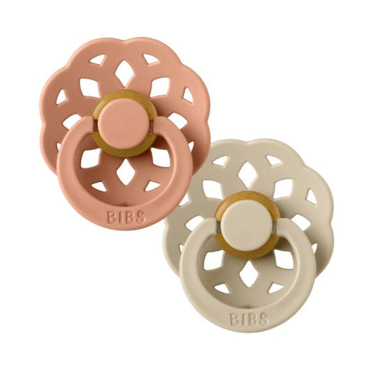 Bibs Dummies Twin Pack Boheme  |   Vanilla/Peach