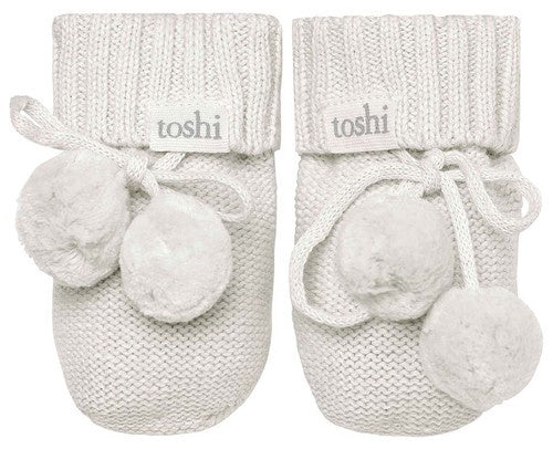Toshi Organic Booties  |  Pebble