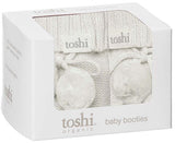 Toshi Organic Booties  |  Pebble