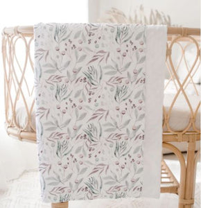 Bambella Designs Snuggle Blanket  |  Botanical