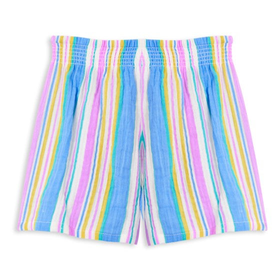 Milky Girls Shorts  |  Crinkle Stripe