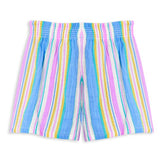 Milky Girls Shorts  |  Crinkle Stripe