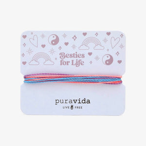 Pura Vida Bracelet Card  |  Besties for Life