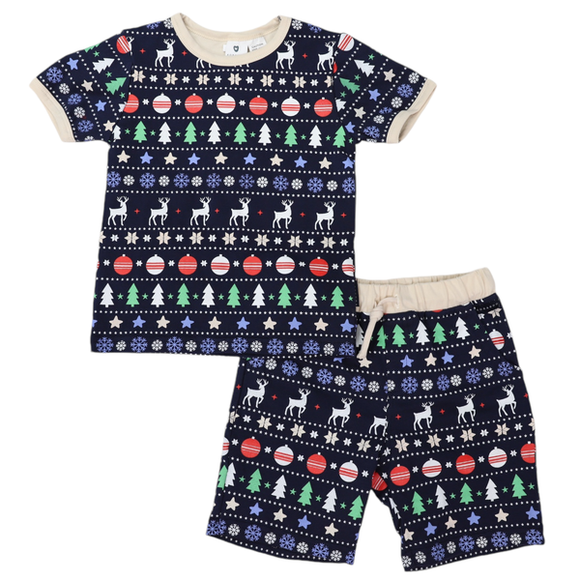 Korango Boys PJs  |  Christmas Navy