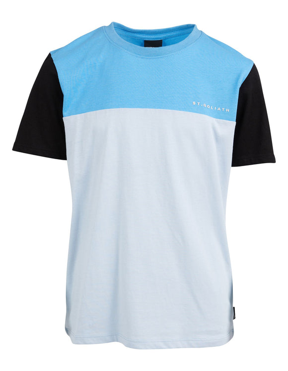 St Goliath Boys Tee  |  Classic Colour Block Blue