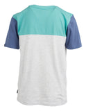 St Goliath Boys Tee  |  Classic Colour Block Teal