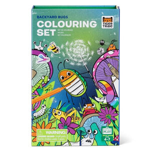 Tiger Tribe Colouring Set  |  Backyard Bugs