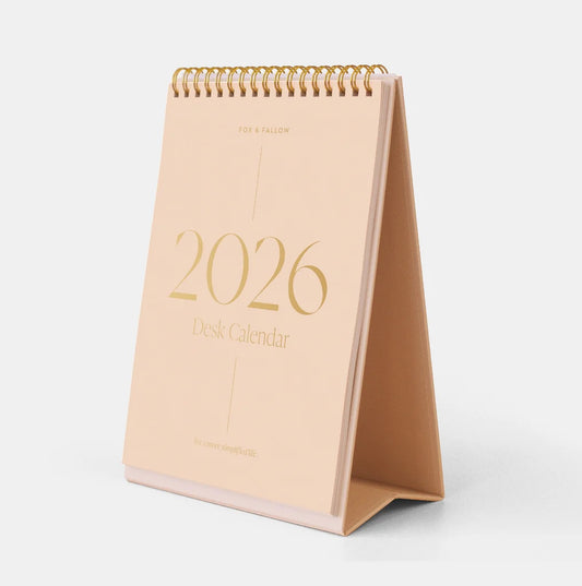 Fox & Fallow 2026 Desk Calendar
