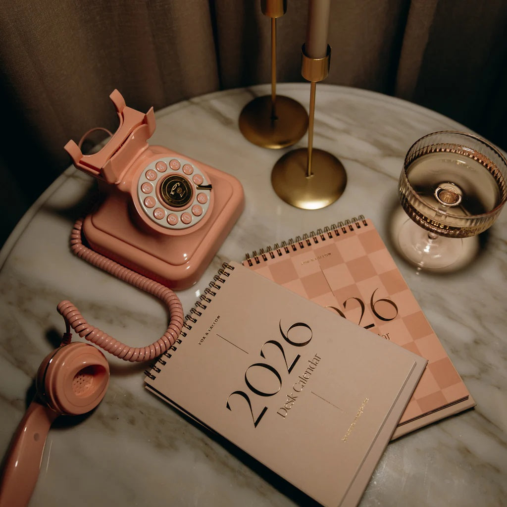 Fox & Fallow 2026 Desk Calendar