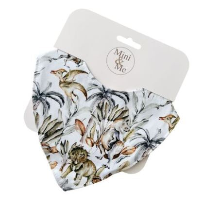 Mini & Me Waterproof Bandana Bib  |  Jurassic