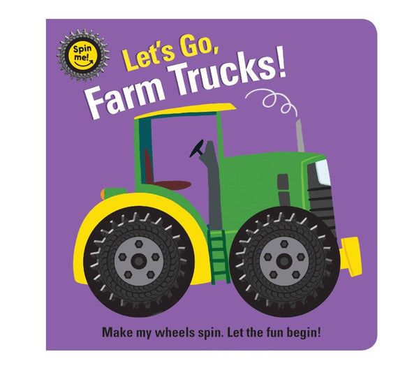 Board Book  |  Spin Me! Farm Trucks