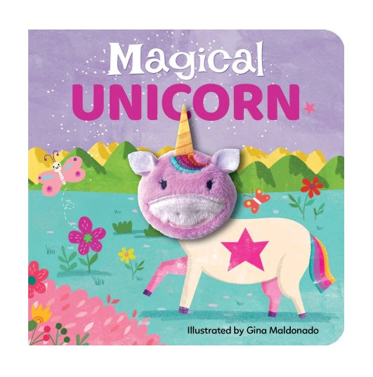Board Finger Puppet Book  |  Magical Unicorn