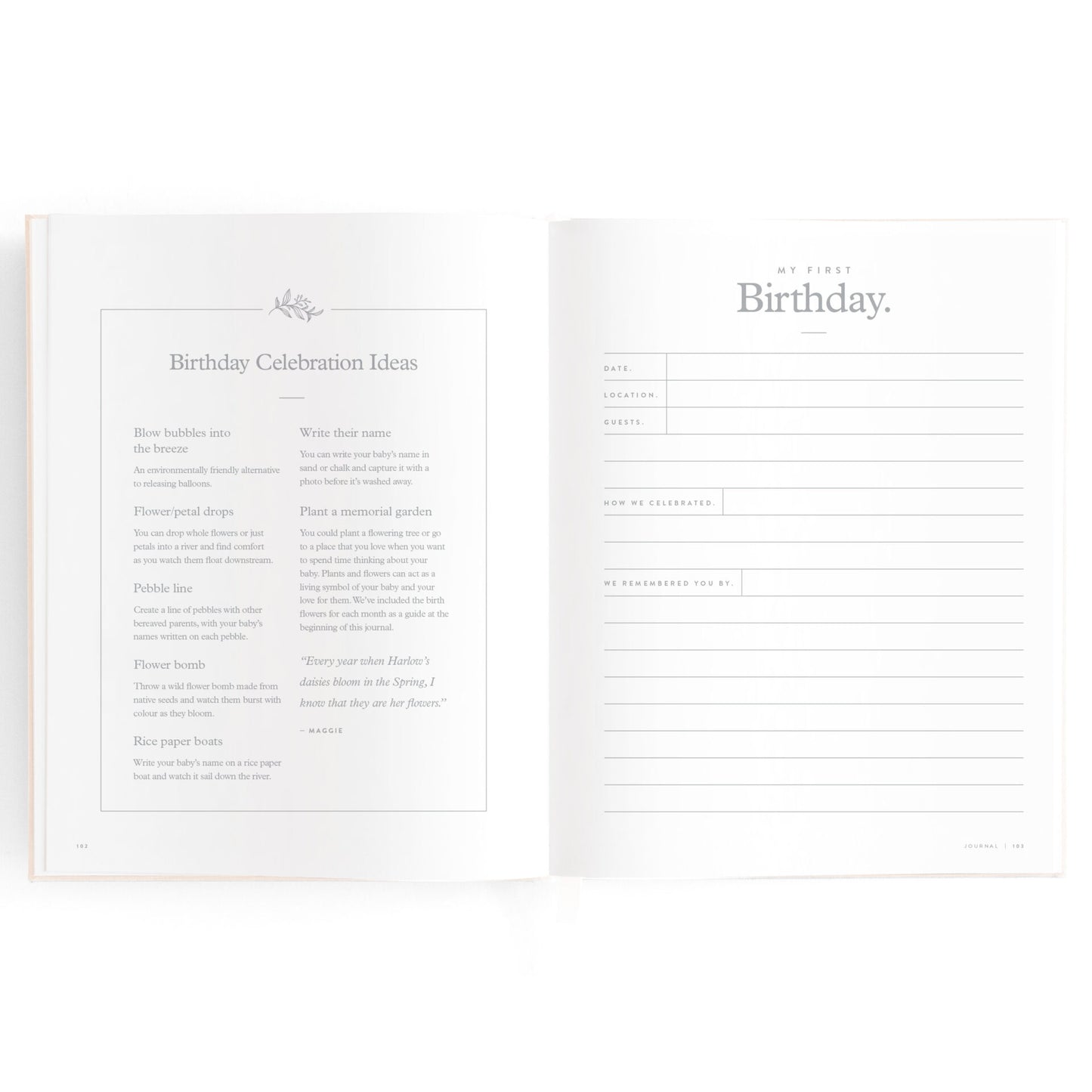 Fox & Fallow Forever In Our Hearts Journal