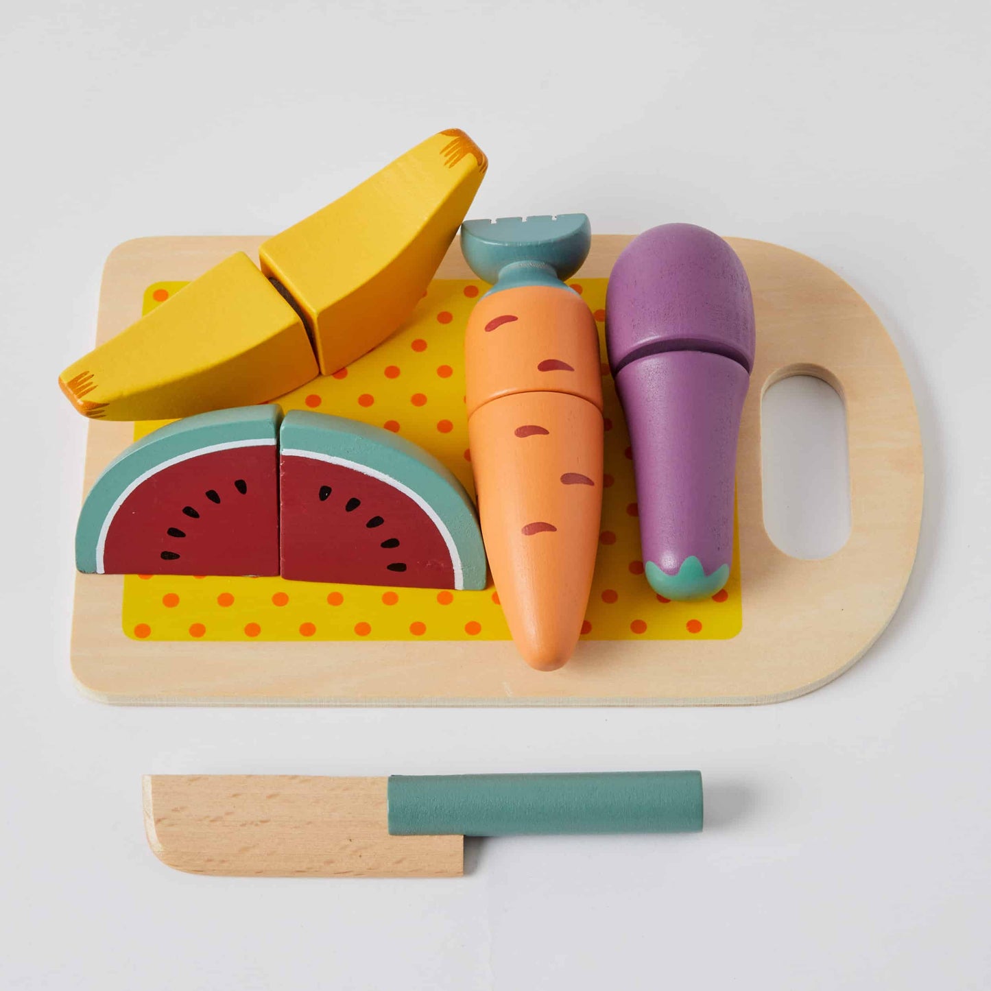 Zookabee Wooden Fruit Chopping Set