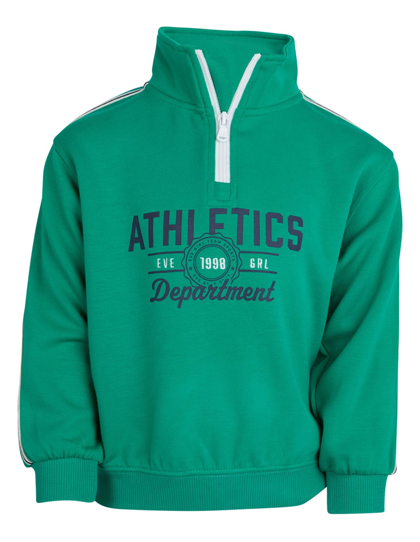 Eve Girl Crew 1/4 Zip  |  Ultimate Green
