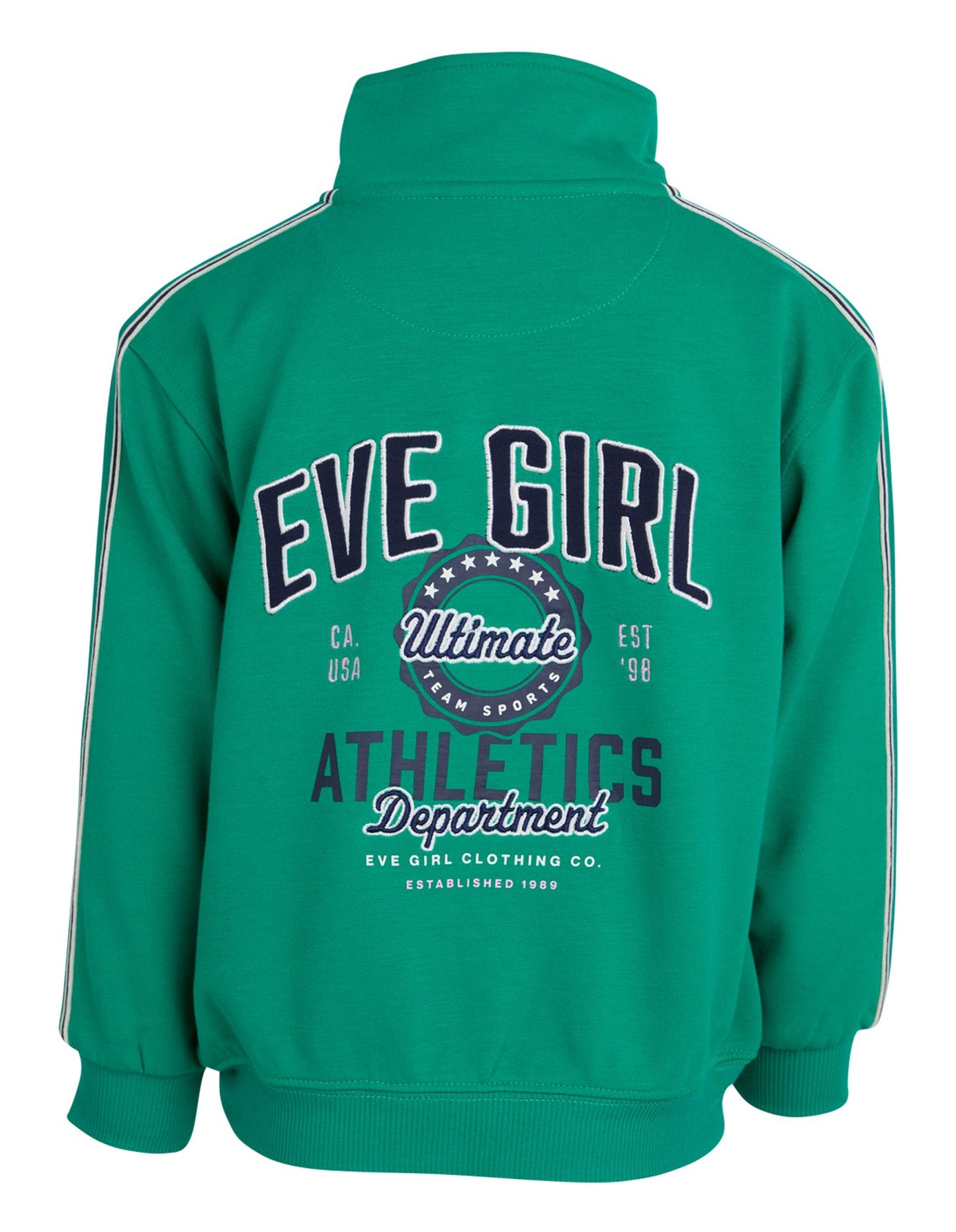 Eve Girl Crew 1/4 Zip  |  Ultimate Green