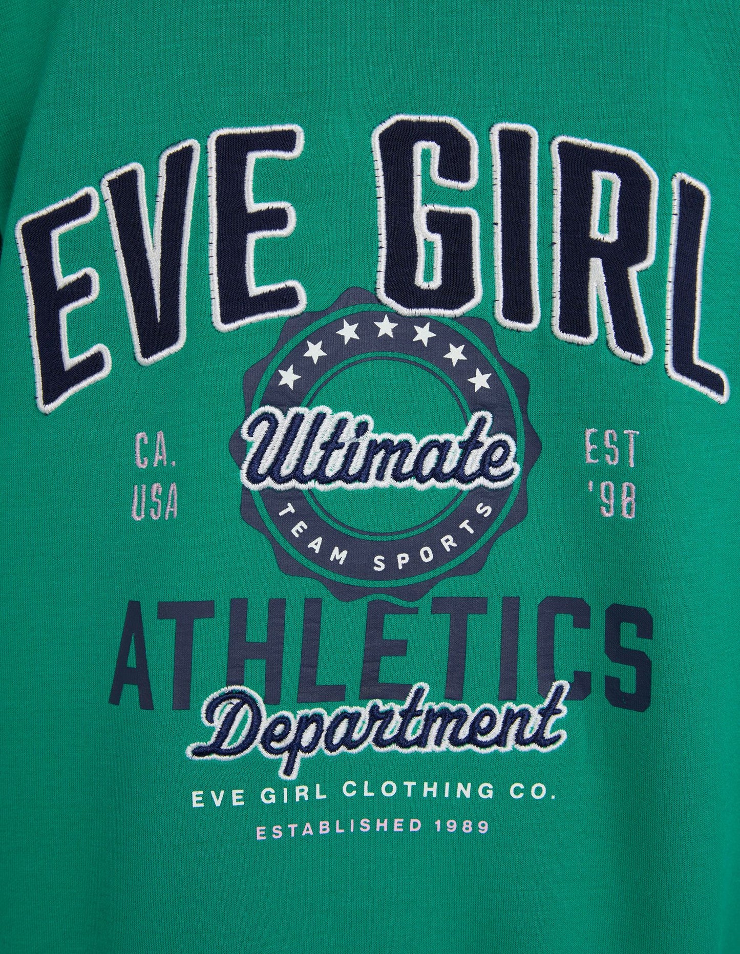 Eve Girl Crew 1/4 Zip  |  Ultimate Green