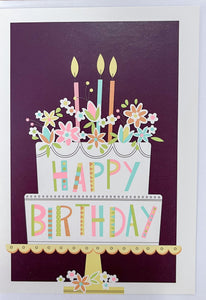 Card Small  |  Happy Birthday Floral