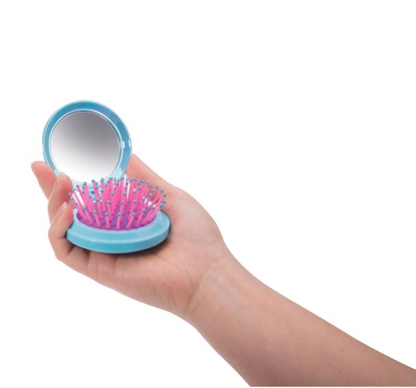 Jewel Compact Hairbrush/ Mirror Assorted